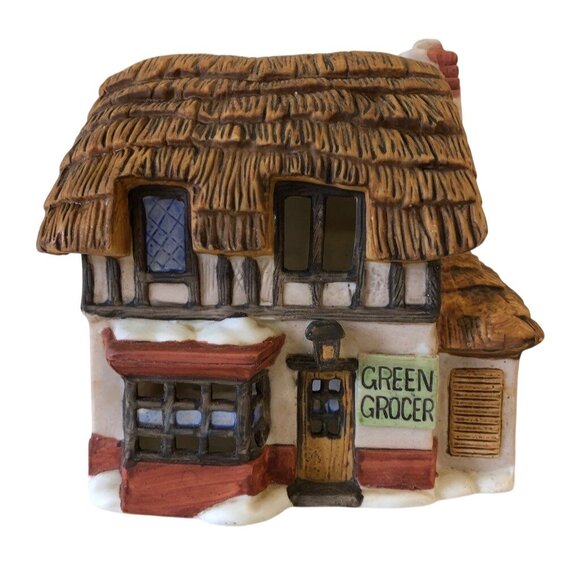 Department 56 Green Grocer 65560 Heritage Dickens Village 1984 Light Cord - Picture 8 of 9